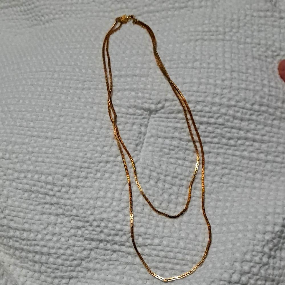 Elegant Gold-Tone Layered Necklace